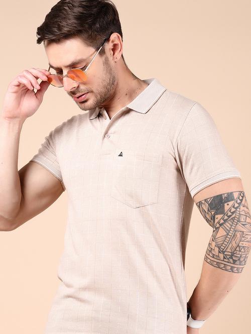 men chest print short sleeve slim fit t-shirt - 21878774 - Very Small Image - 1