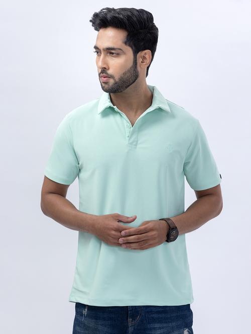 men solid short sleeve regular fit polo t-shirt - 21881543 - Very Small Image - 1
