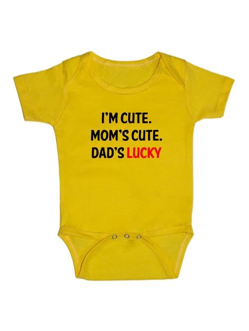 kids typographic short sleeve romper - 21881604 - Very Small Image - 1