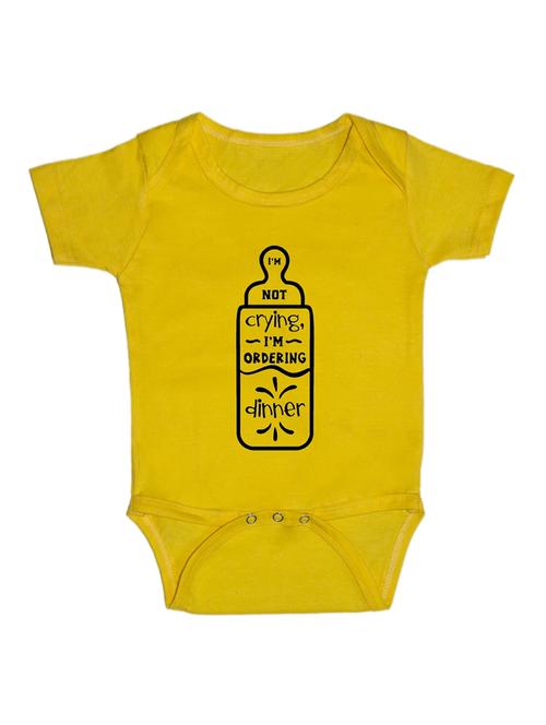 kids typographic short sleeve romper - 21881621 - Very Small Image - 1