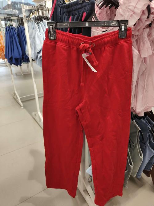 red cotton track pants - 21881835 - Very Small Image - 1