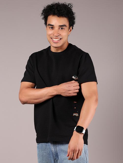 men solid short sleeve regular fit t-shirt - 21885301 - Very Small Image - 1