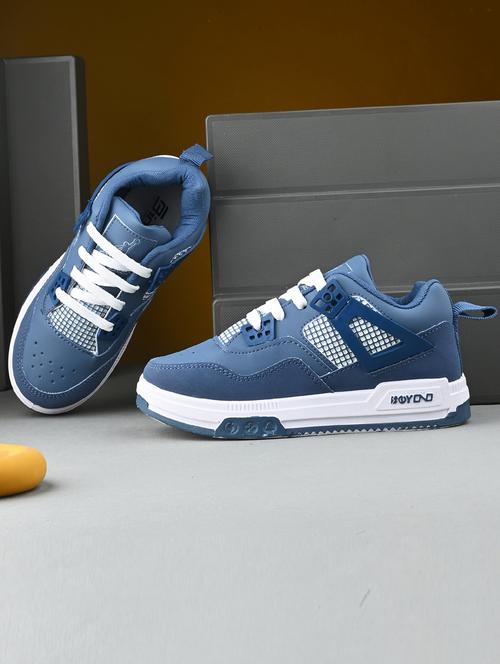 boys blue lace-up sneaker - 21888283 - Very Small Image - 1