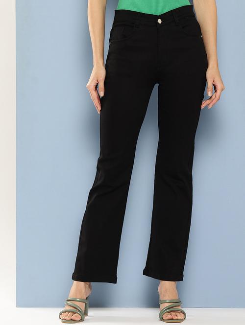 girls solid mid rise bootcut jean - 21901012 - Very Small Image - 1