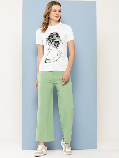 women printed t-shirt and trouser co-ord set - 21901295 - Very Small Image - 1