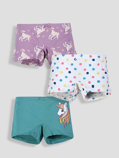 girls pack of 3 printed panty - 21901337 - Very Small Image - 1