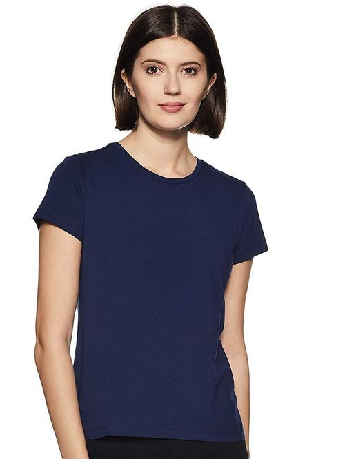 women solid short sleeves regular fit t-shirt - 21902896 - Very Small Image - 1
