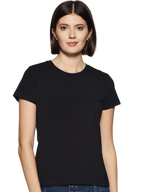 women solid short sleeves regular fit t-shirt - 21902899 - Very Small Image - 1