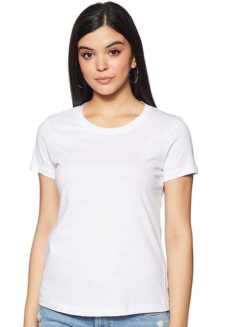 women solid short sleeves regular fit t-shirt - 21902901 - Very Small Image - 1
