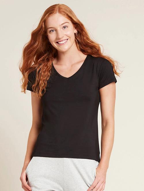 women solid short sleeves regular fit t-shirt - 21902926 - Very Small Image - 1