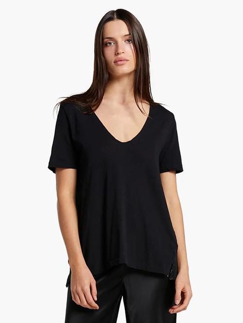 women solid short sleeves regular fit t-shirt - 21902939 - Very Small Image - 1