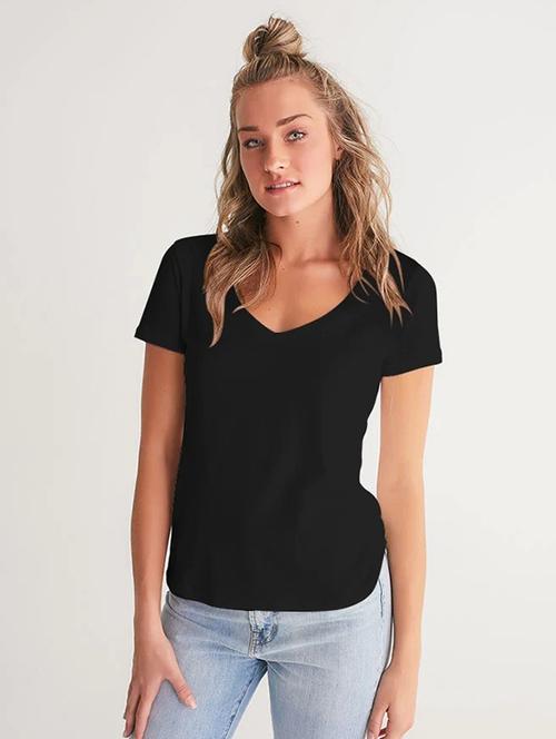 women solid short sleeves regular fit t-shirt - 21902944 - Very Small Image - 1