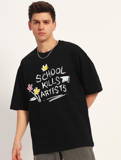 men printed short sleeves oversized t-shirt - 21903371 - Very Small Image - 1