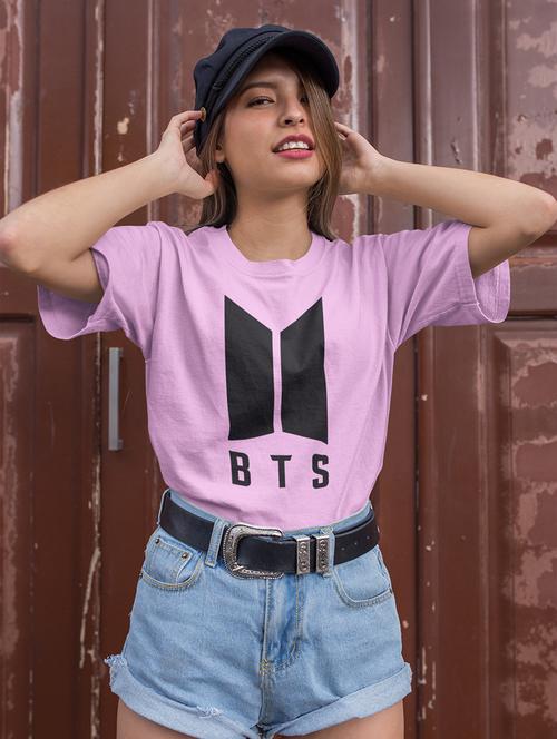 women front print round neck t-shirt - 21903453 - Very Small Image - 1