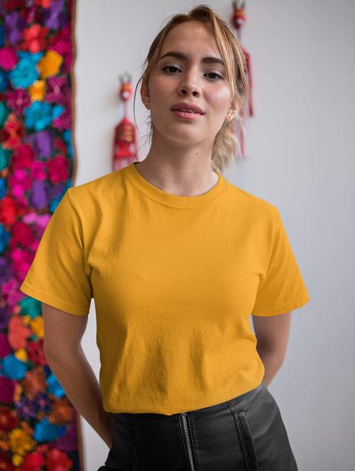 women solid short sleeve regular fit t-shirt - 21903869 - Very Small Image - 1