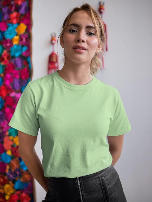 women solid short sleeve regular fit t-shirt - 21903874 - Very Small Image - 1