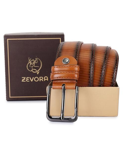 men tan buckle closure belt - 21904025 - Very Small Image - 1