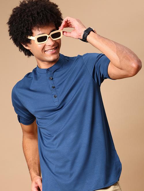 men solid short sleeve regular fit t-shirt - 21904935 - Very Small Image - 1
