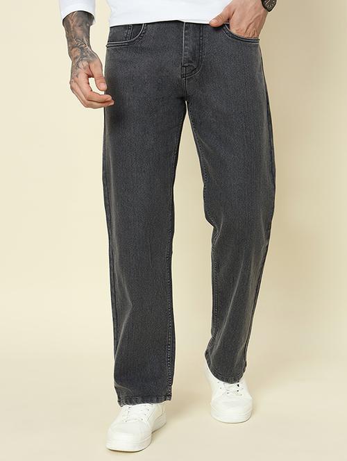 men solid mid rise straight fit jean - 21905879 - Very Small Image - 1