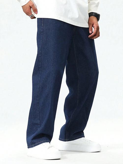 men solid mid rise baggy jean - 21905922 - Very Small Image - 1