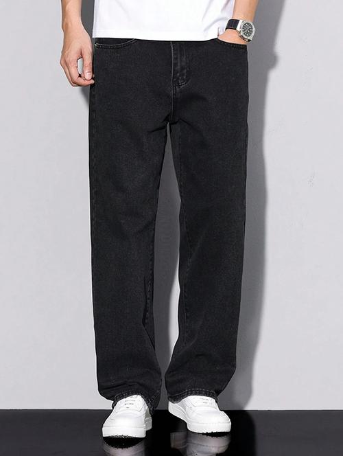 men solid mid rise baggy jean - 21905968 - Very Small Image - 1