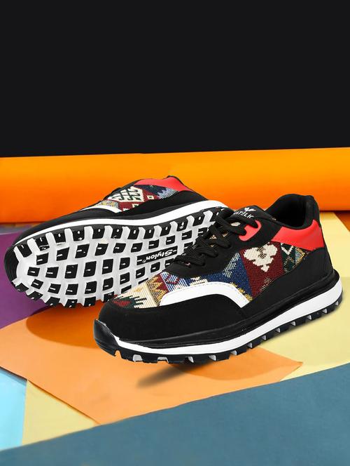 men self design lace up sneaker - 21906061 - Very Small Image - 1