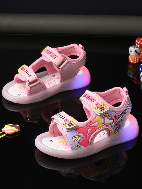 kids pink printed floater - 21906561 - Very Small Image - 1