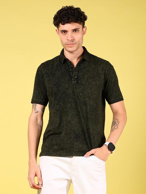 men prinyed short sleeve polo t-shirt - 21906800 - Very Small Image - 1