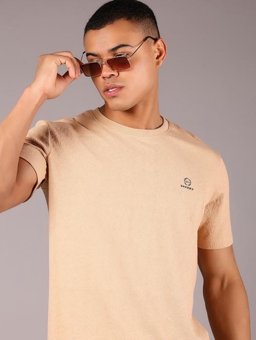 men solid short sleeve regular fit t-shirt - 21906944 - Very Small Image - 1