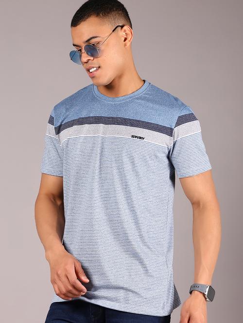 men color blocked short sleeve regular fit t-shirt - 21906945 - Very Small Image - 1