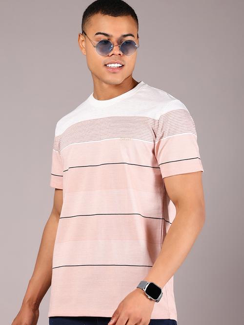 men striped short sleeve regular fit t-shirt - 21906946 - Very Small Image - 1