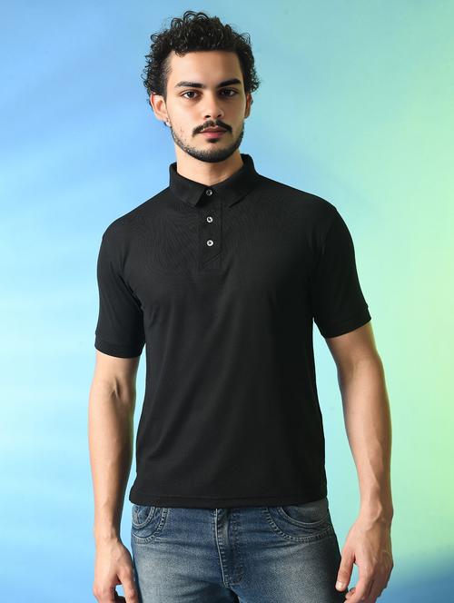 men solid short sleeve regualr fit polo t-shirt - 21908057 - Very Small Image - 1