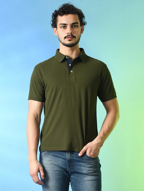 men solid short sleeve regualr fit polo t-shirt - 21908060 - Very Small Image - 1