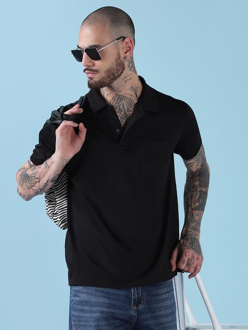 men solid short sleeve regualr fit polo t-shirt - 21908876 - Very Small Image - 1
