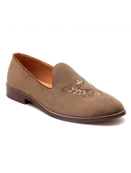 men tan slip on mojari - 21911713 - Very Small Image - 1