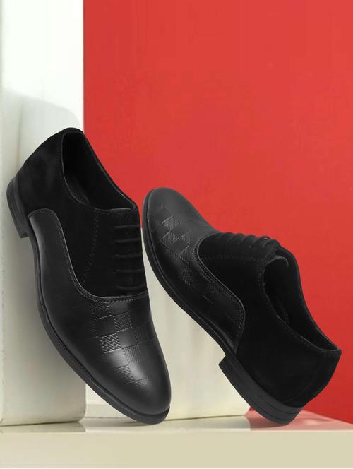men black lace-up oxford - 21911750 - Very Small Image - 1