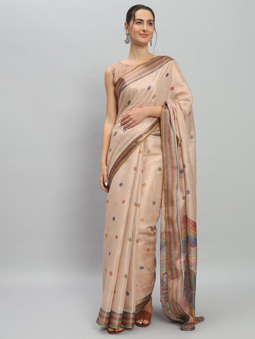 women printed casual wear saree with blouse - 21911817 - Very Small Image - 1