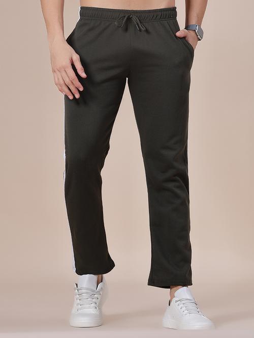 men side taped mid rise full length track pant - 21914965 - Very Small Image - 1