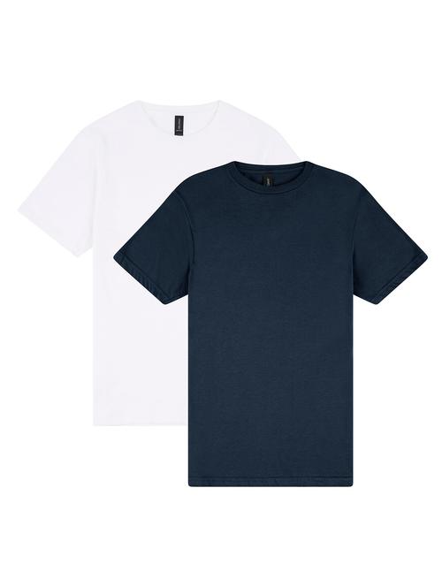 men pack of 2 solid short sleeves t-shirt - 21917669 - Very Small Image - 1