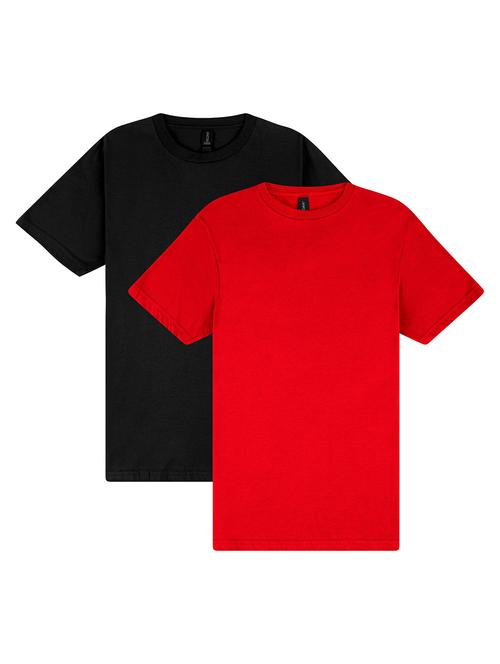 men pack of 2 solid short sleeves t-shirt - 21917673 - Very Small Image - 1