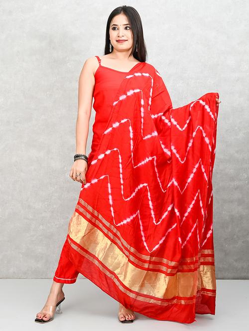 women red printed dupatta - 21917837 - Very Small Image - 1