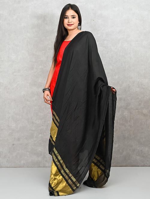 women black solid dupatta - 21917840 - Very Small Image - 1