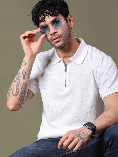 men self design short sleeve regular fit polo t-shirt - 21918577 - Very Small Image - 1