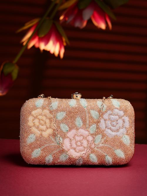 Women Embellished Clutch With Detachable Sling Chain - 21918663 - Very Small Image - 1