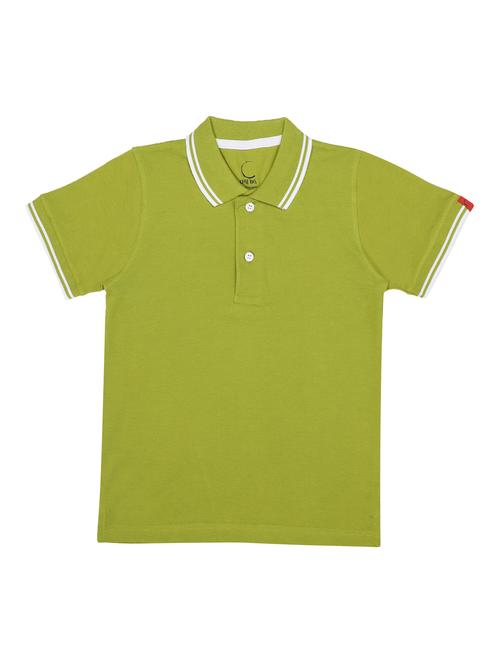 boys solid short sleeves polo t-shirt - 21919639 - Very Small Image - 1