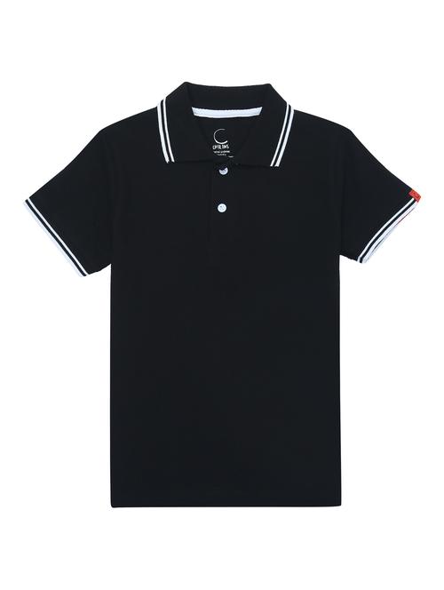 boys solid short sleeves polo t-shirt - 21919644 - Very Small Image - 1
