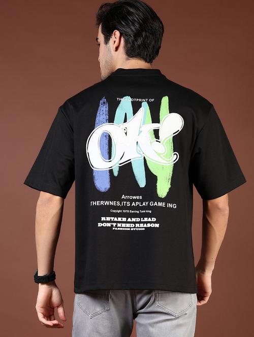 men printed short sleeves loose fit t-shirt - 21921082 - Very Small Image - 1