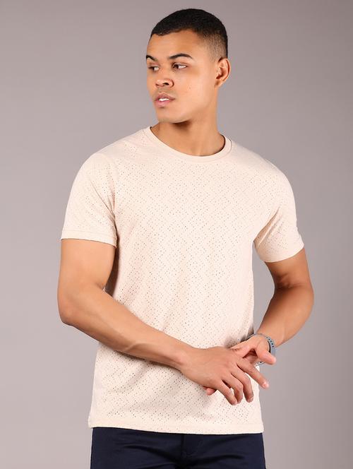 men self design short sleeve regular fit t-shirt - 21921098 - Very Small Image - 1