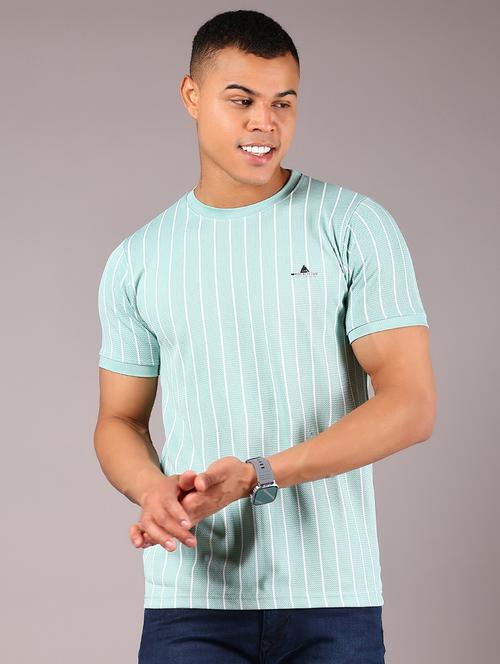 men striped short sleeve slim fit t-shirt - 21921113 - Very Small Image - 1