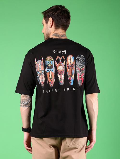 men printed short sleeves loose fit t-shirt - 21921144 - Very Small Image - 1